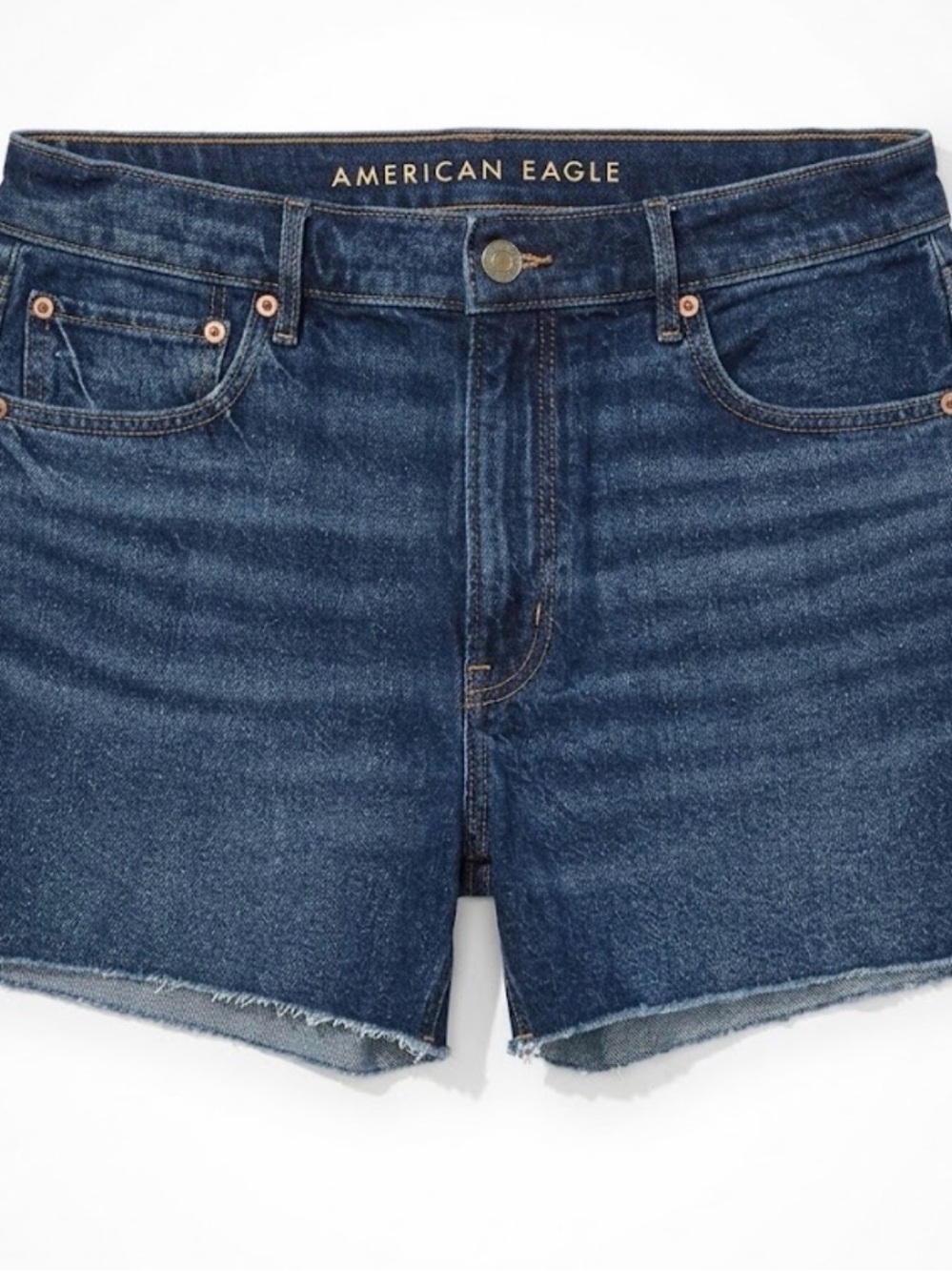American Eagle Strigid Shorts Basic Medium Wash Denim Summer Women’s 12